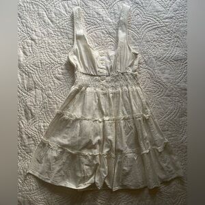 NWT! Urban Outfitters Mini Dress. Ivory. Size S
